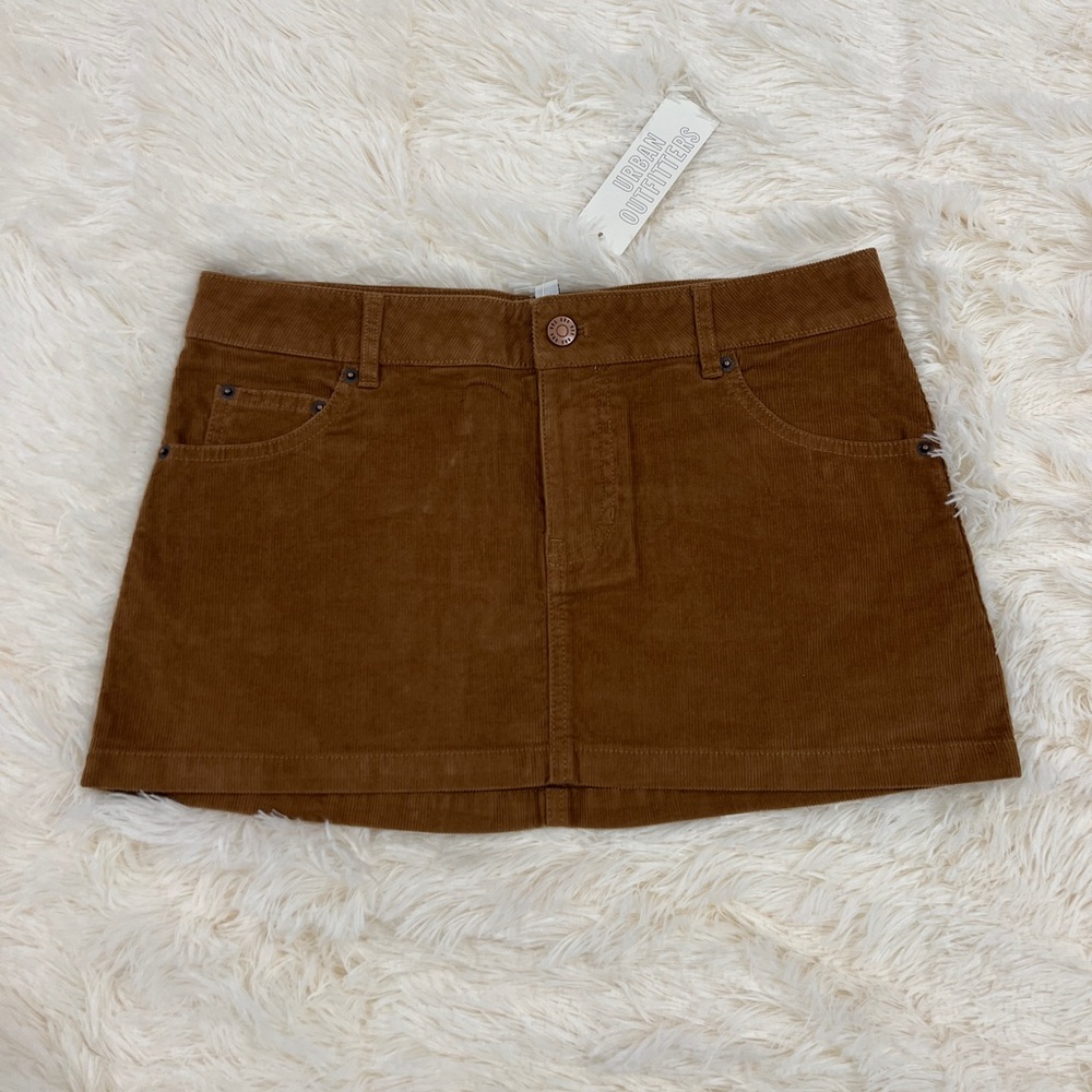 Urban Outfitters Brown Suede Skirt